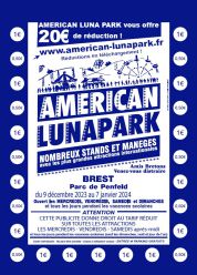Réduction 20€ American Lunaparc Brest